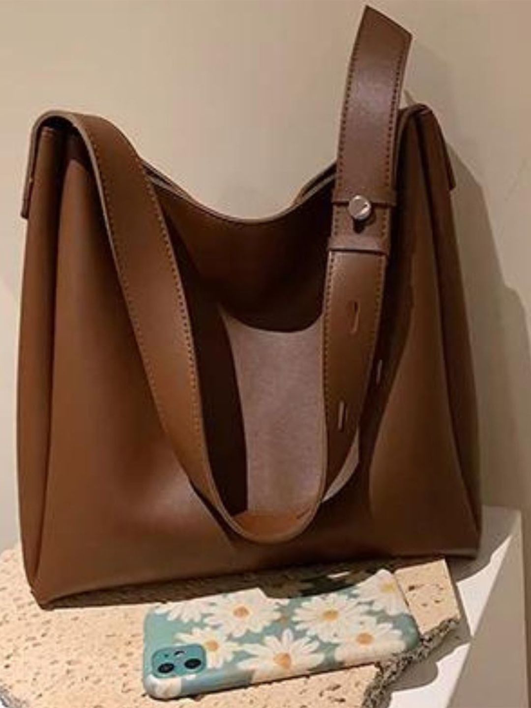 FORTIFY CRAFT PU Shopper Shoulder Bag