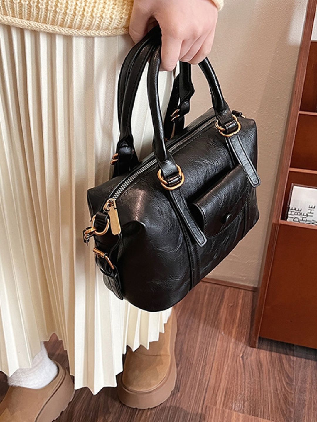 corsica DressBerry PU Structured Sling Bag-picture-27