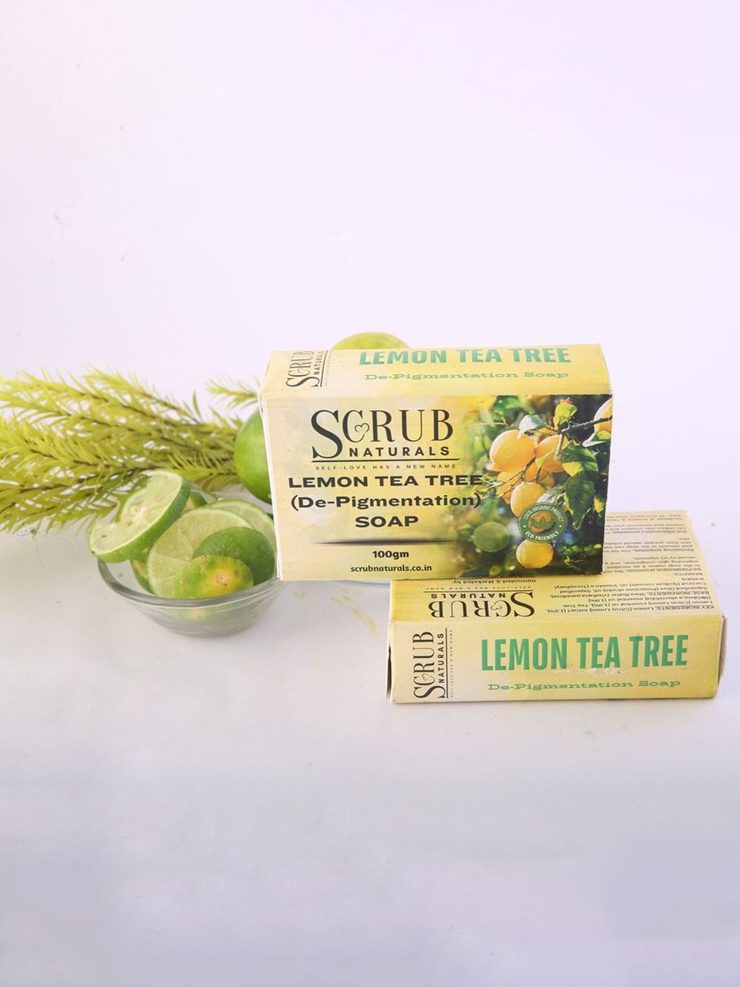 SCRUB NATURALS Lemon Tea Tree Soap Detan Soap - 100 g-image-8