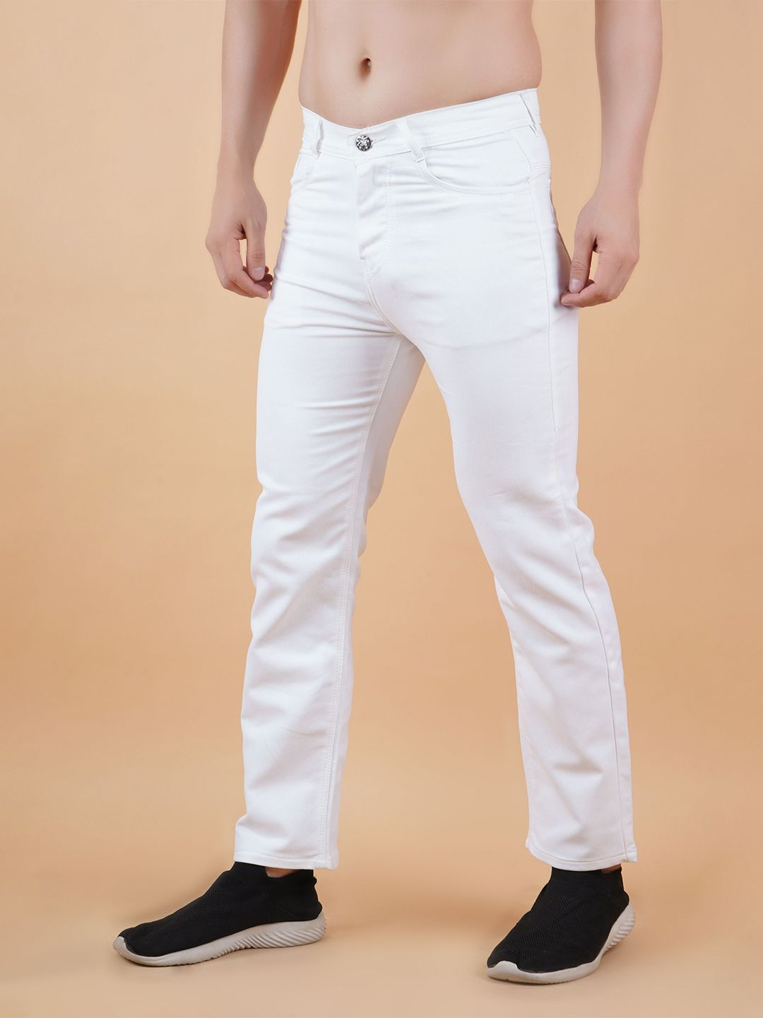 Metronaut Men Classic Relaxed Fit Mildly Distressed Jeans-picture-11