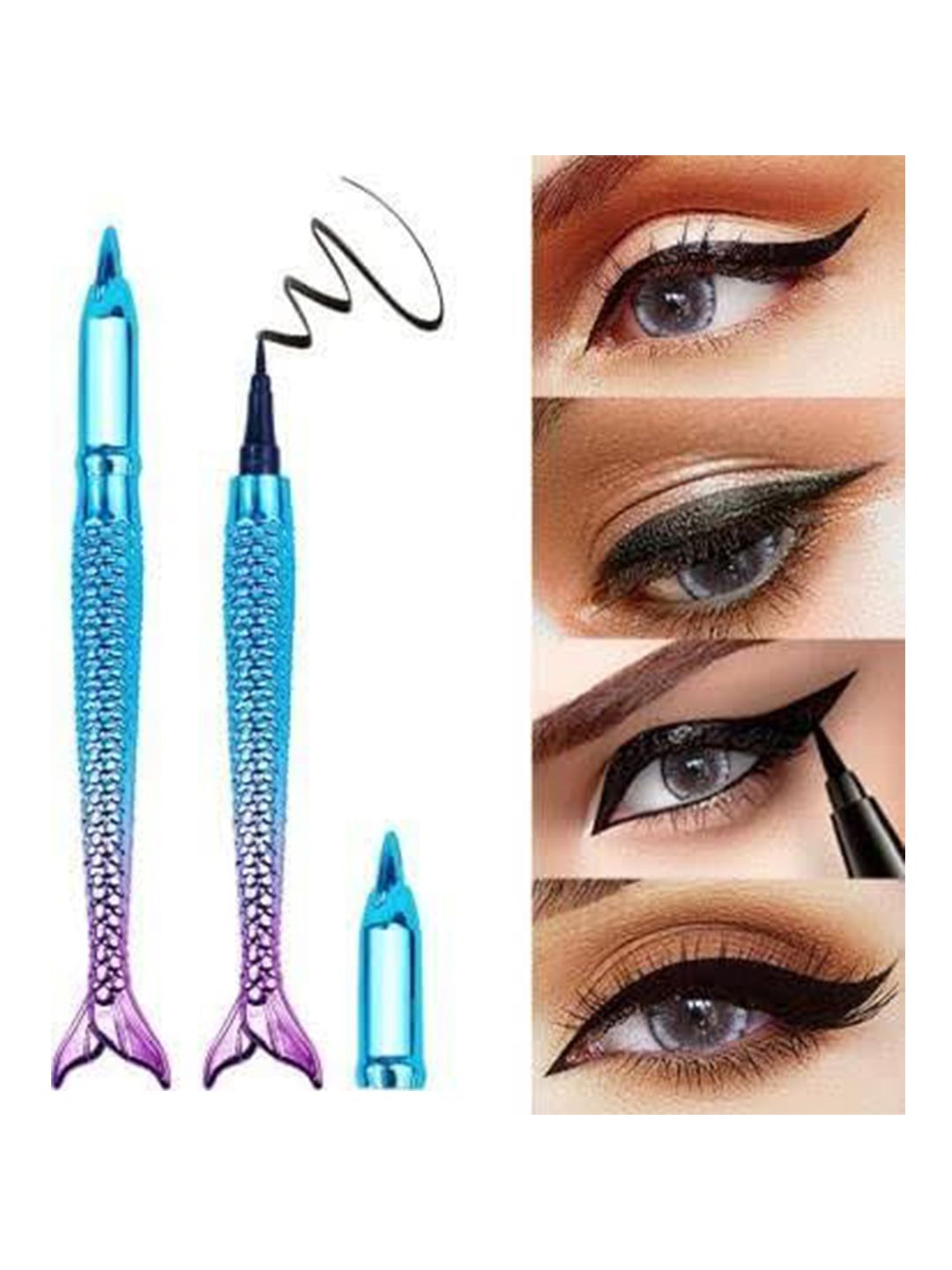VBA Mermaid Style Long Lasting Eyeliner - Black-picture-24
