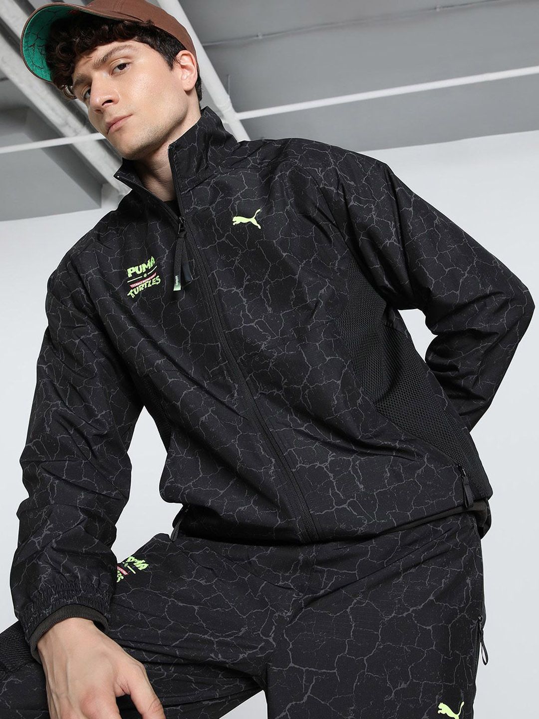 Puma x Teenage Mutant Ninja Turtles Tech Men Printed Relaxed Fit Track Jacket-picture-12