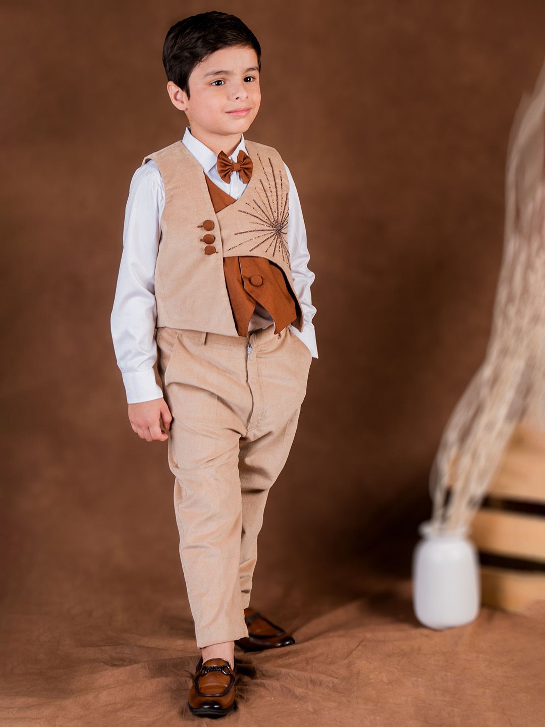 TOPLOVE Boys Self Design Three-Piece Party Suits-image-14