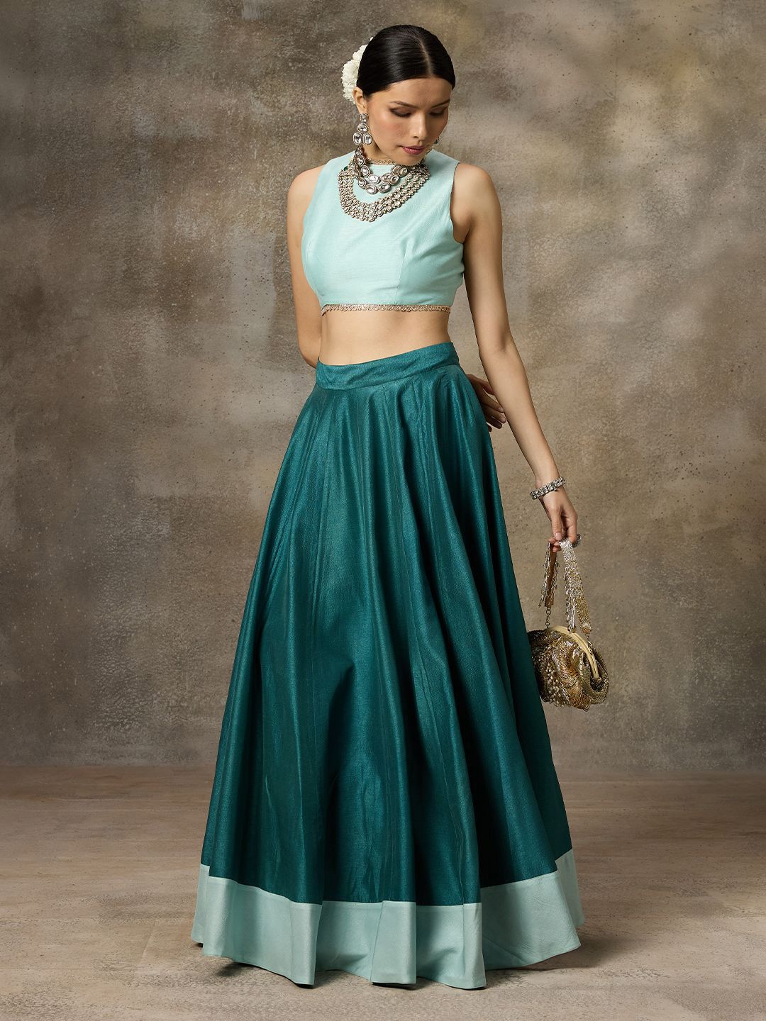 Rivaar By Rocky Star Ready to Wear Lehenga & Blouse-image-20