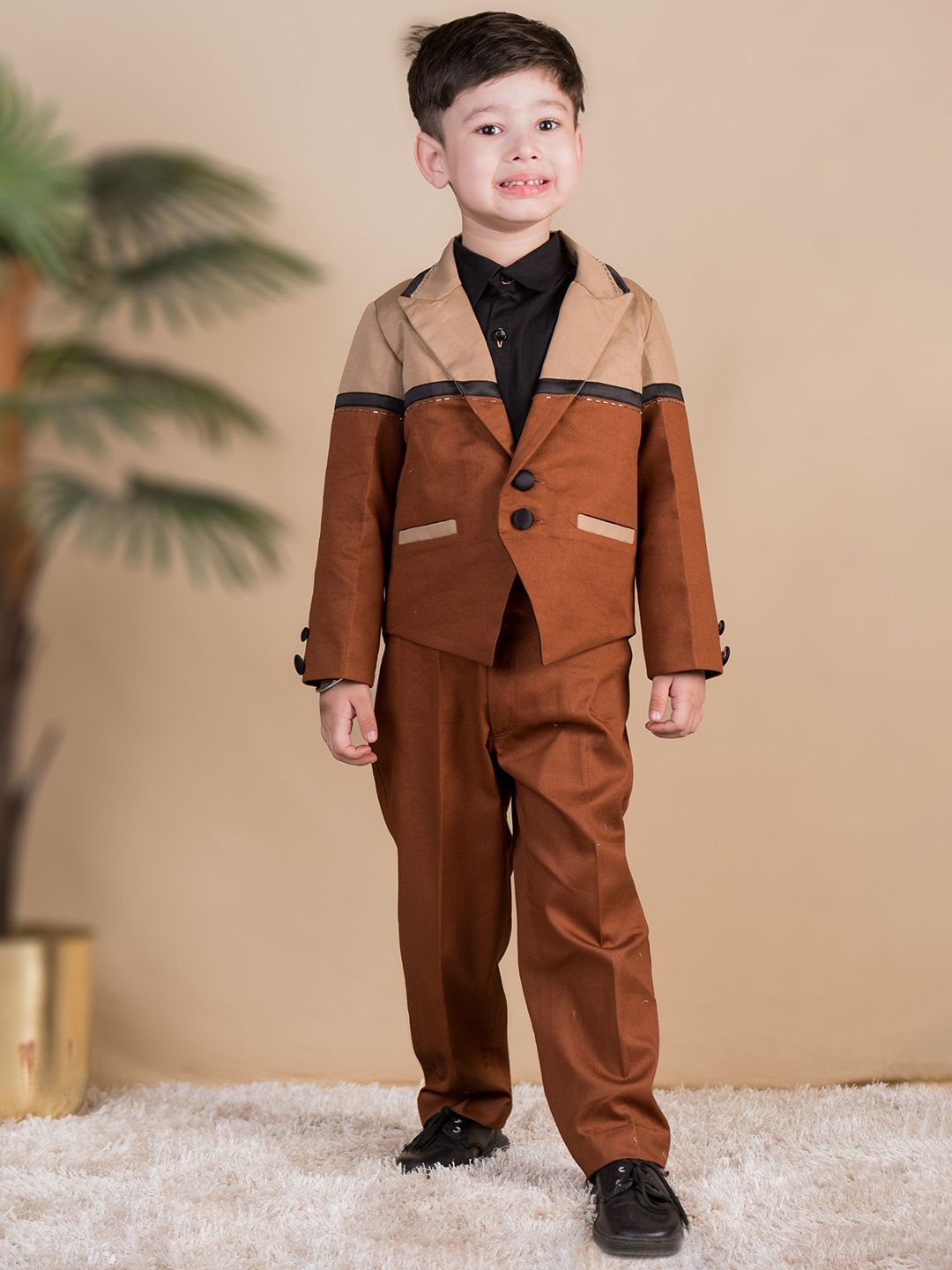 TOPLOVE Boys Colourblocked Three-Piece Party Suits-image-26