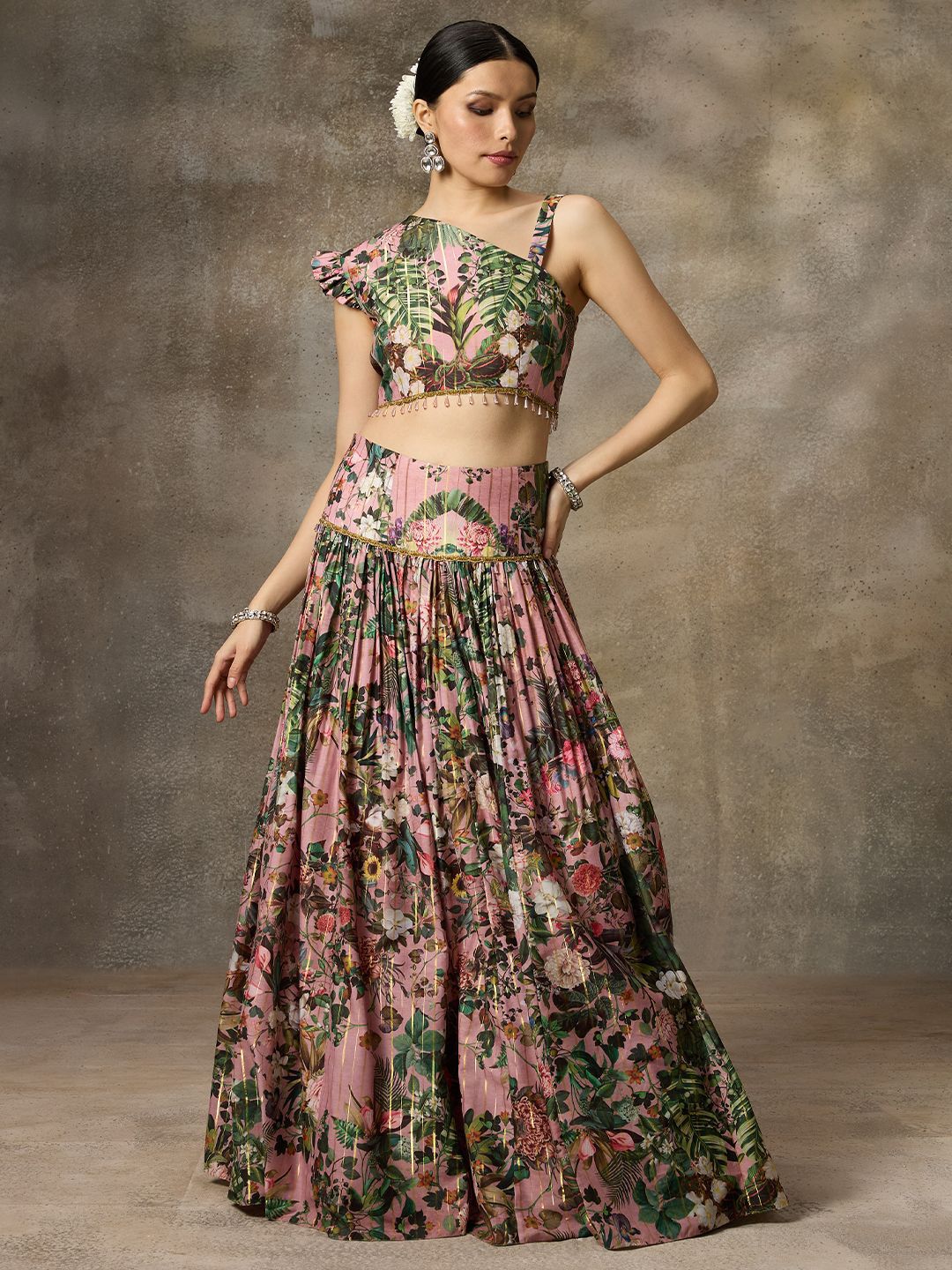 Rivaar By Rocky Star Ready to Wear Lehenga & Blouse-image-9