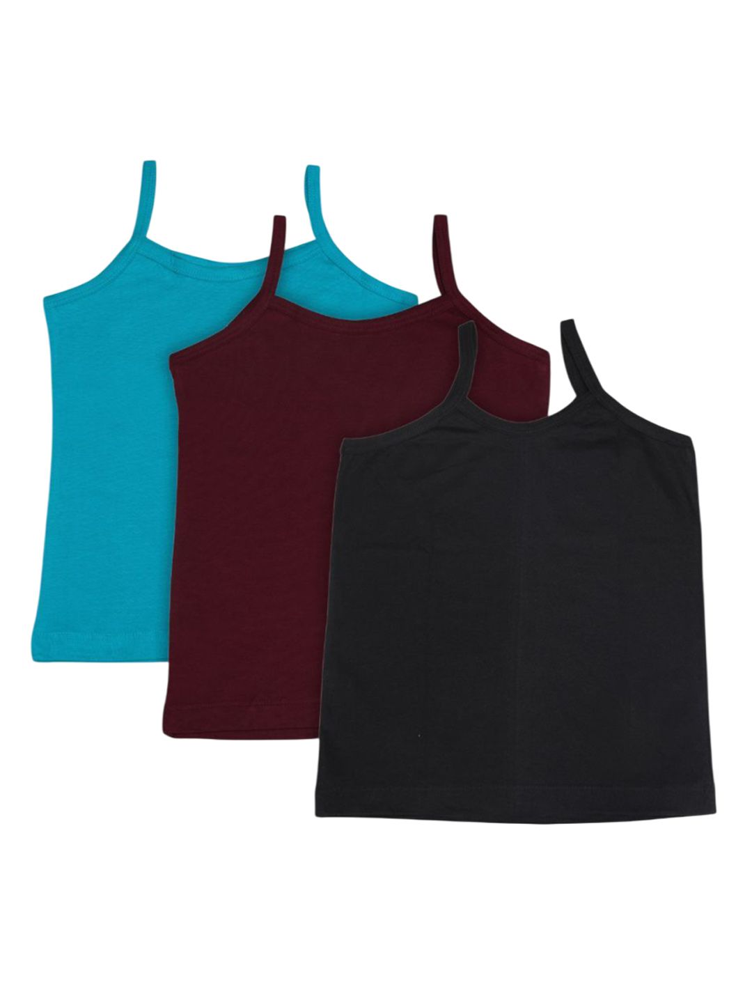 Aimly Infant Girls Pack Of 3 Cotton Camisoles-picture-13