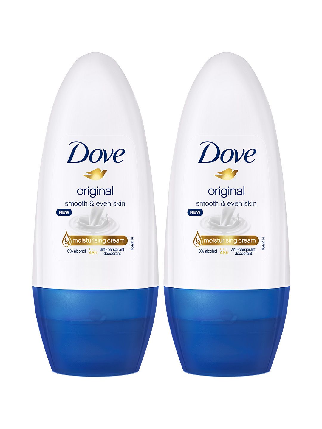 Dove Women Set of 2 Original Antiperspirant Deodorant Underarm Roll On - 50 ml each-picture-32