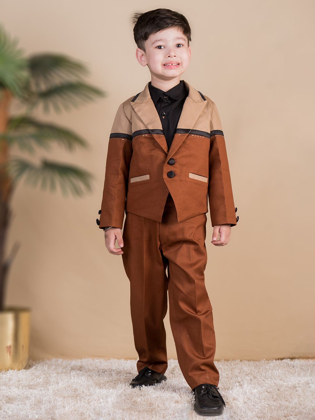 TOPLOVE Boys Coloublocked Three-Piece Party Suits-image-25