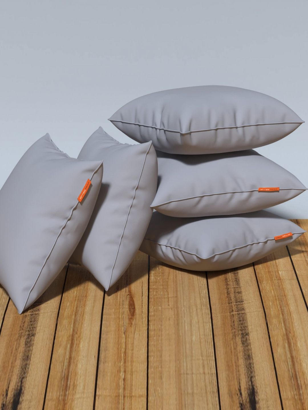 Sleepyhead Grey 5 Pieces Microfiber Premium Fiber Cushion Fillers-picture-15
