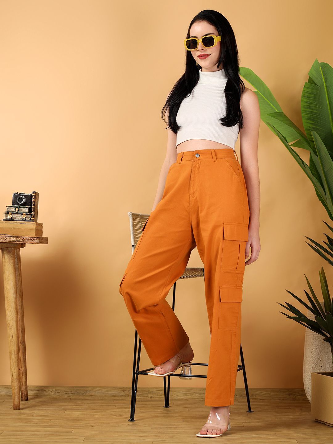 Kotty Women Jean Straight Fit High-Rise Stretchable Jeans-image-49