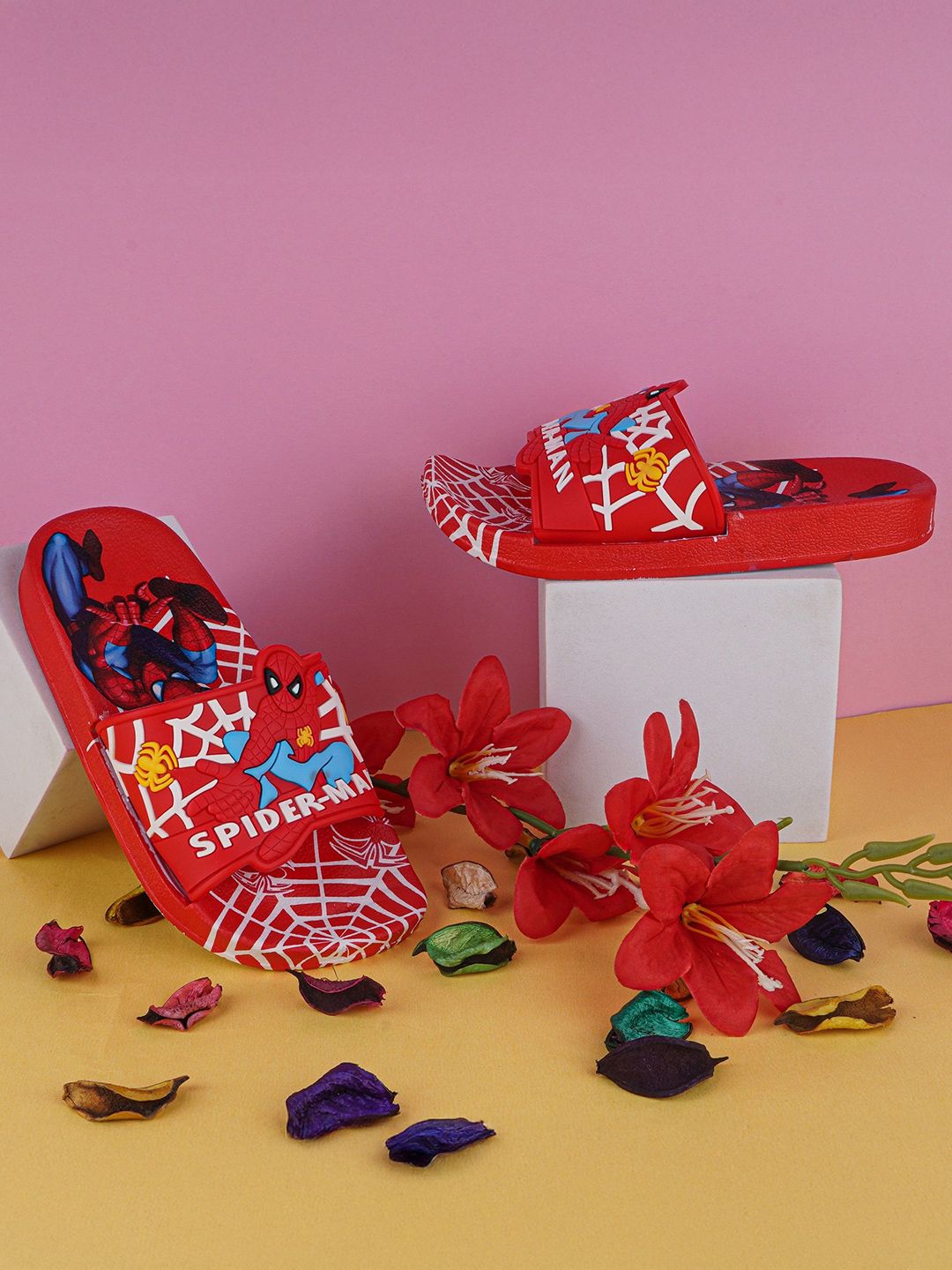 LMG Lifestyle Unisex Kids Printed Rubber Sliders-picture-16