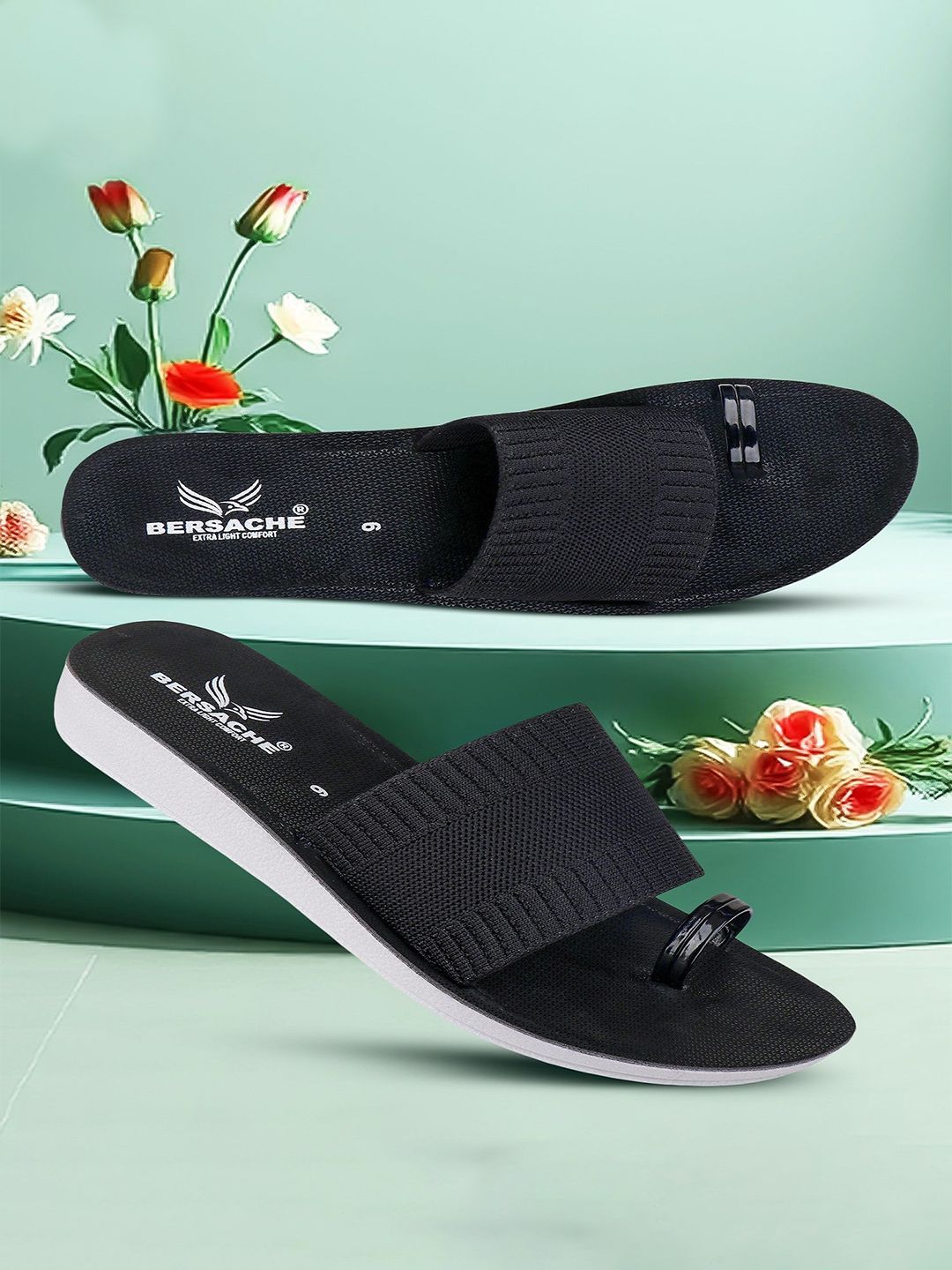 BERSACHE Women Open Toe One Toe Flats-picture-16