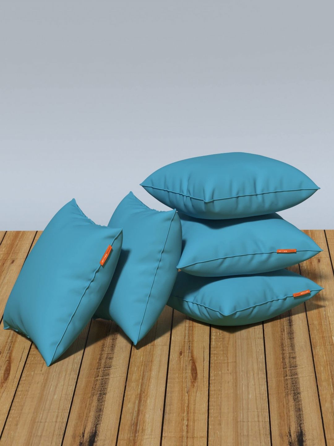 Sleepyhead Blue 5 Pieces Microfiber Cushion Fillers-image-10