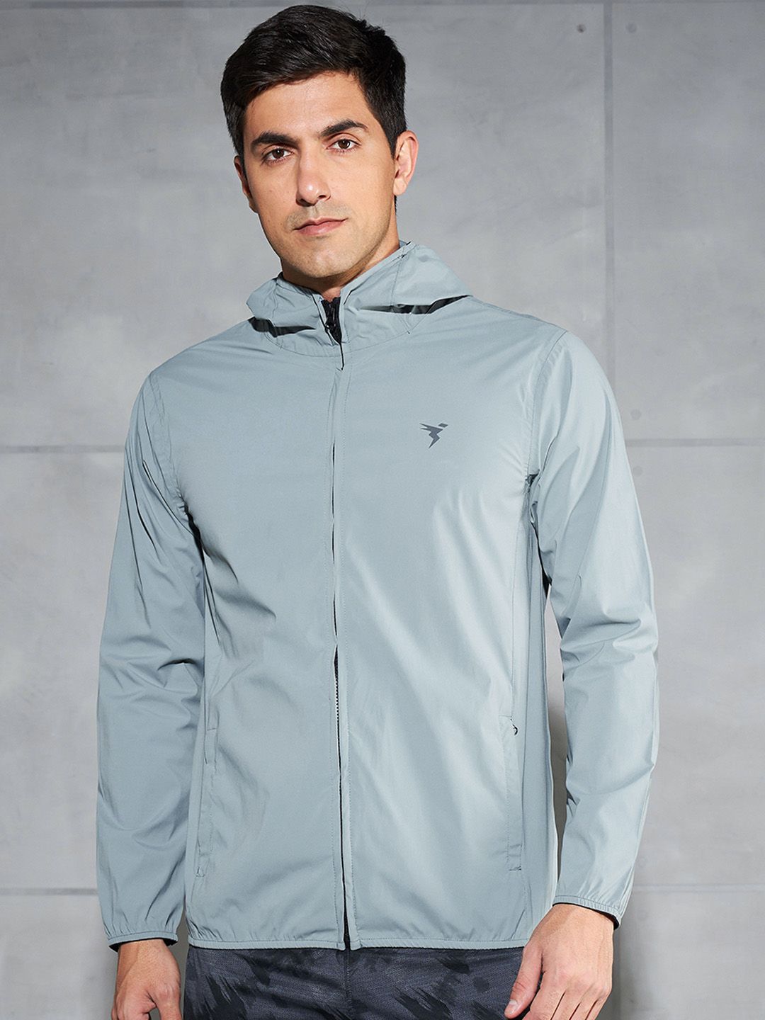 Technosport Slim Fit Hooded Wrinkle Free Raincoat-image-1