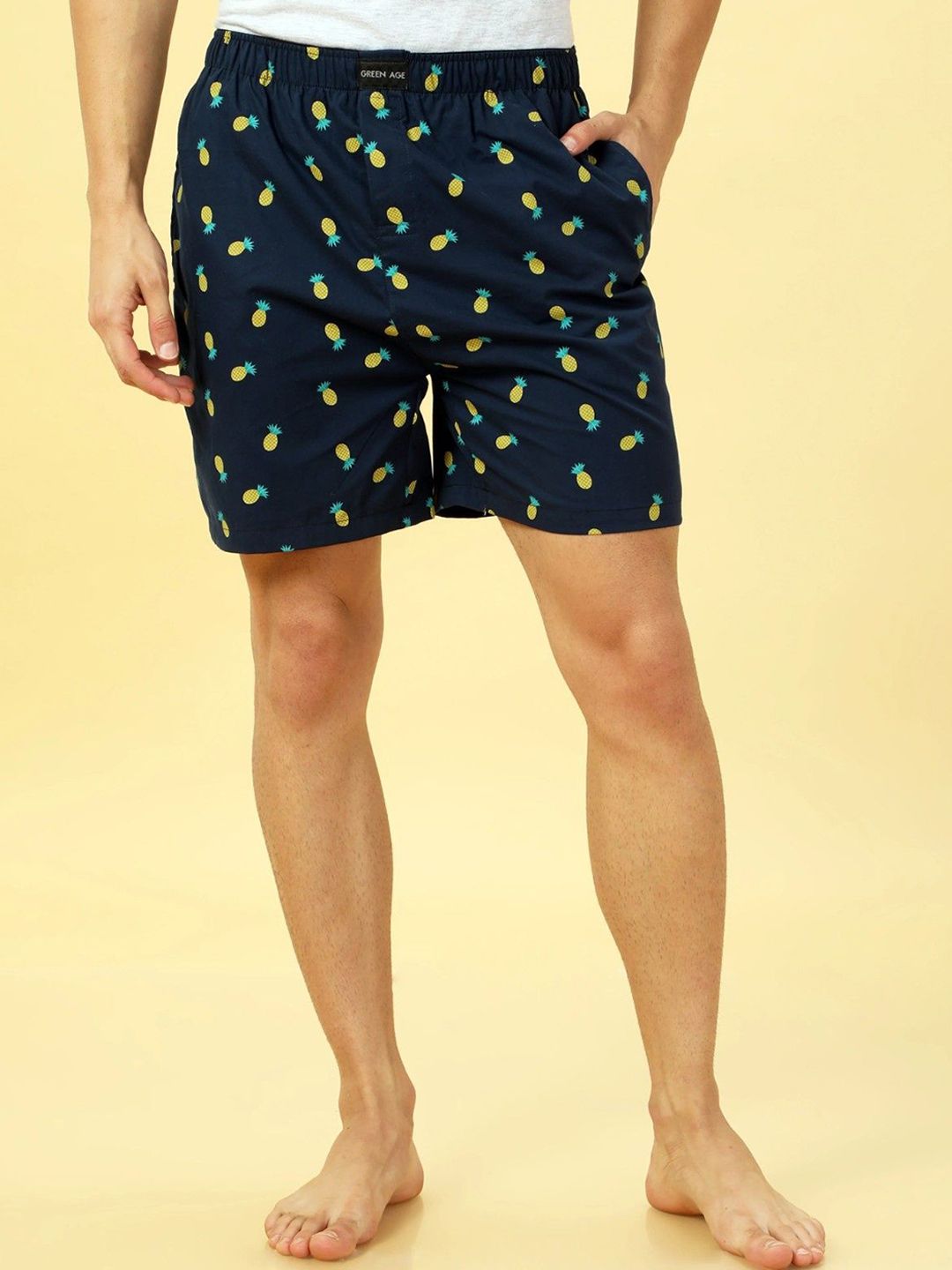 GREEN AGE Men Printed Pure Cotton Boxers GABOX709S-picture-36