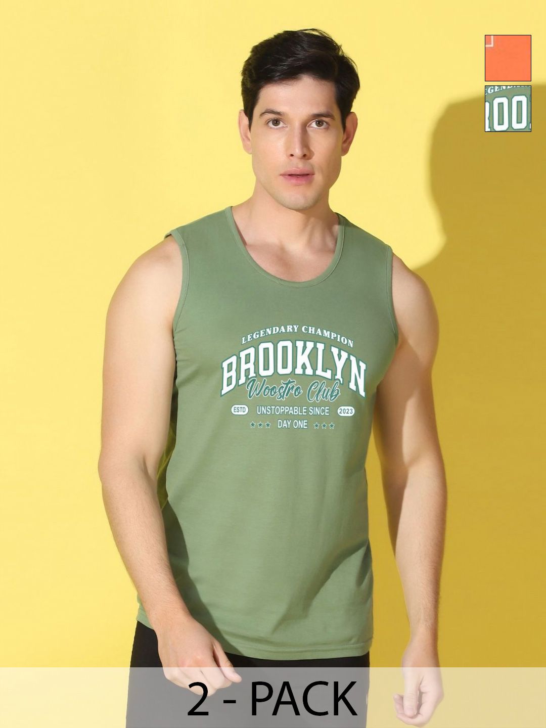 WOOSTRO Men Typography 2 Printed Raw Edge Slim Fit T-shirt-image-38