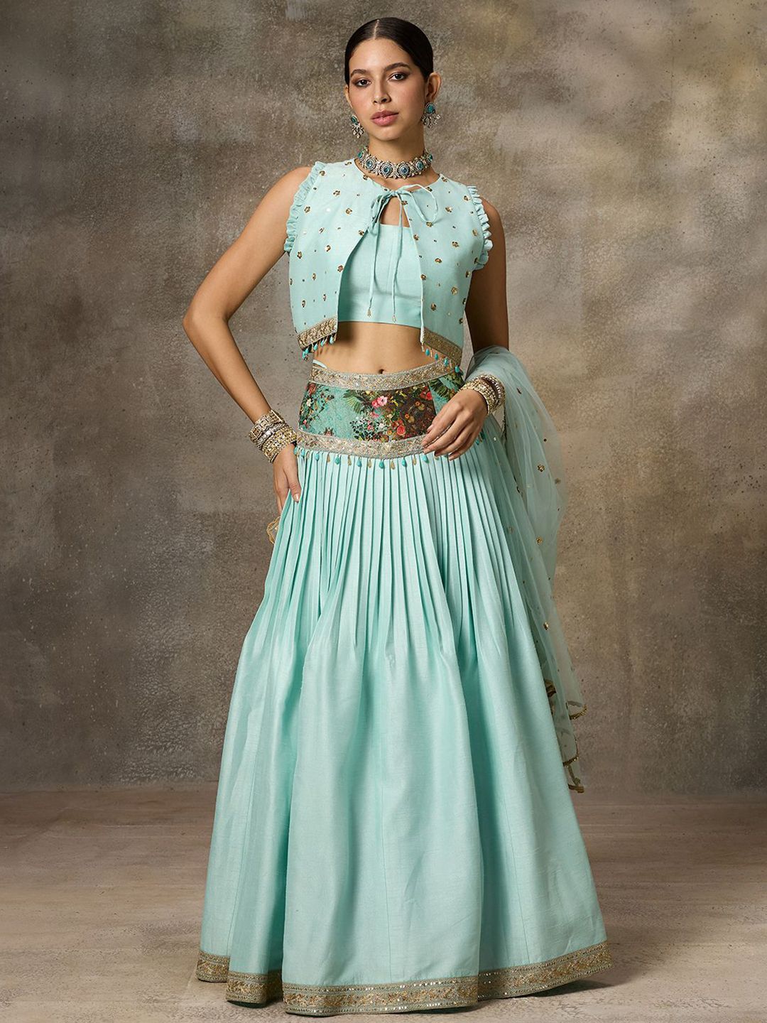 Rivaar By Rocky Star Ready to Wear Lehenga & Blouse-image-16