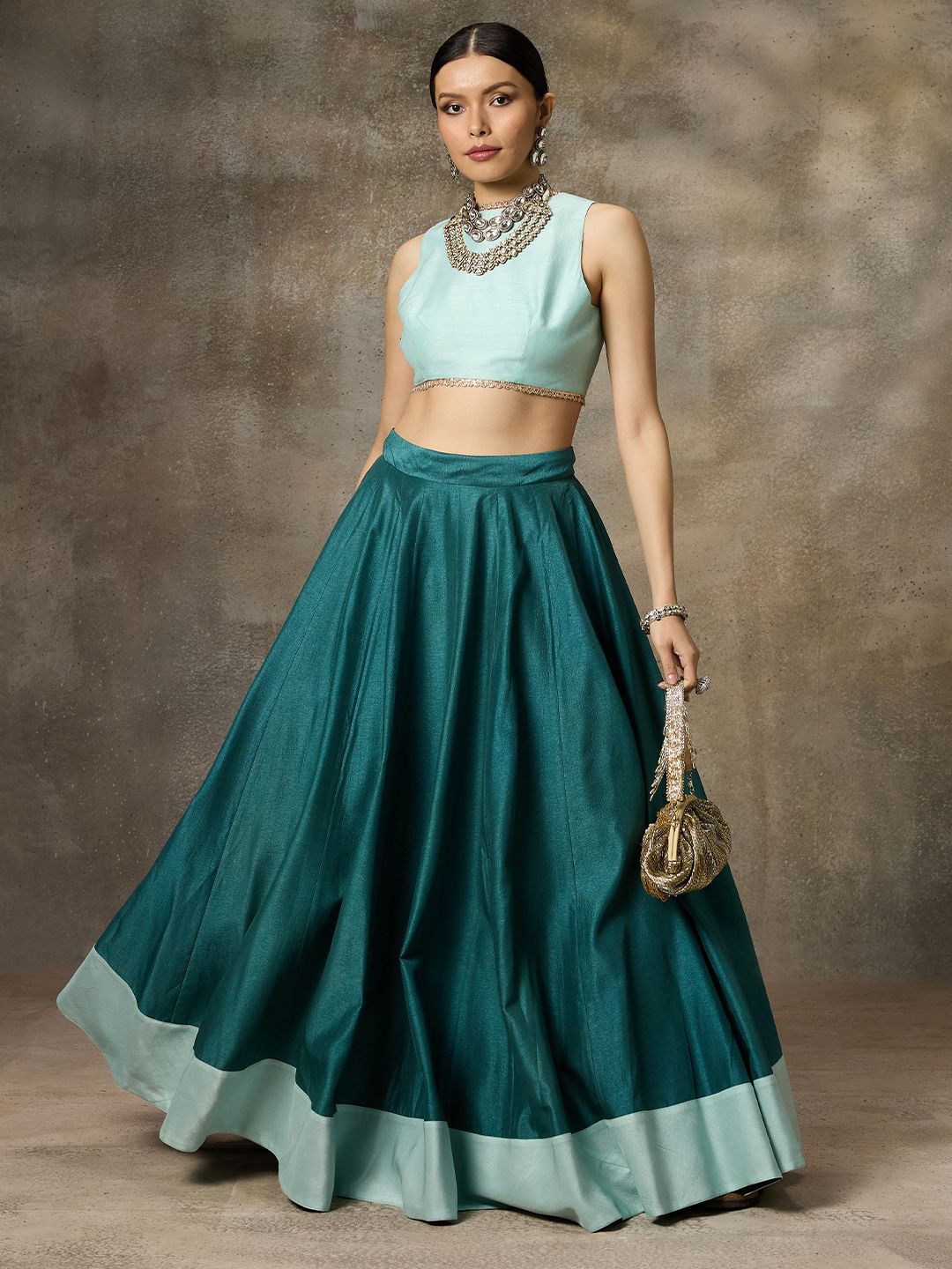 Rivaar By Rocky Star Ready to Wear Lehenga & Blouse-image-11