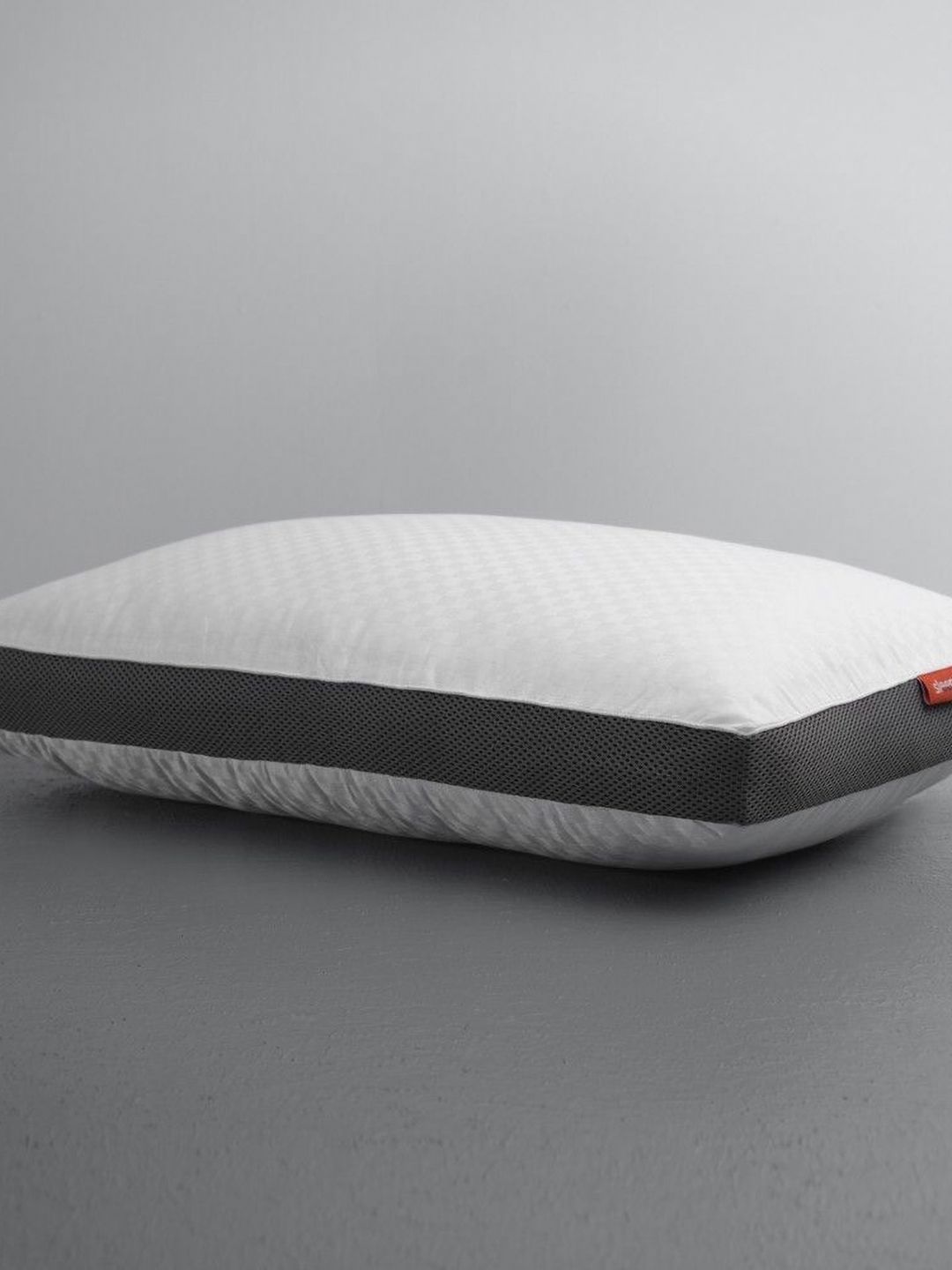 Sleepyhead White & Grey Cotton Lightweight Sleep Pillow-image-48