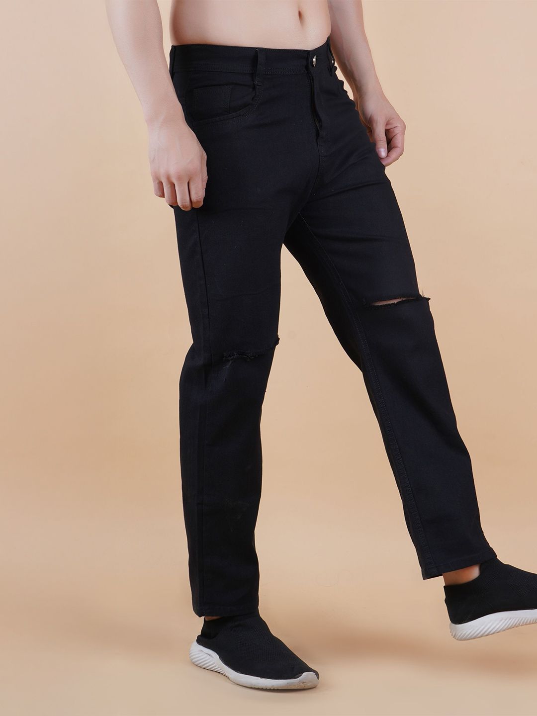 Metronaut Men Classic Slash Knee Jeans-picture-11