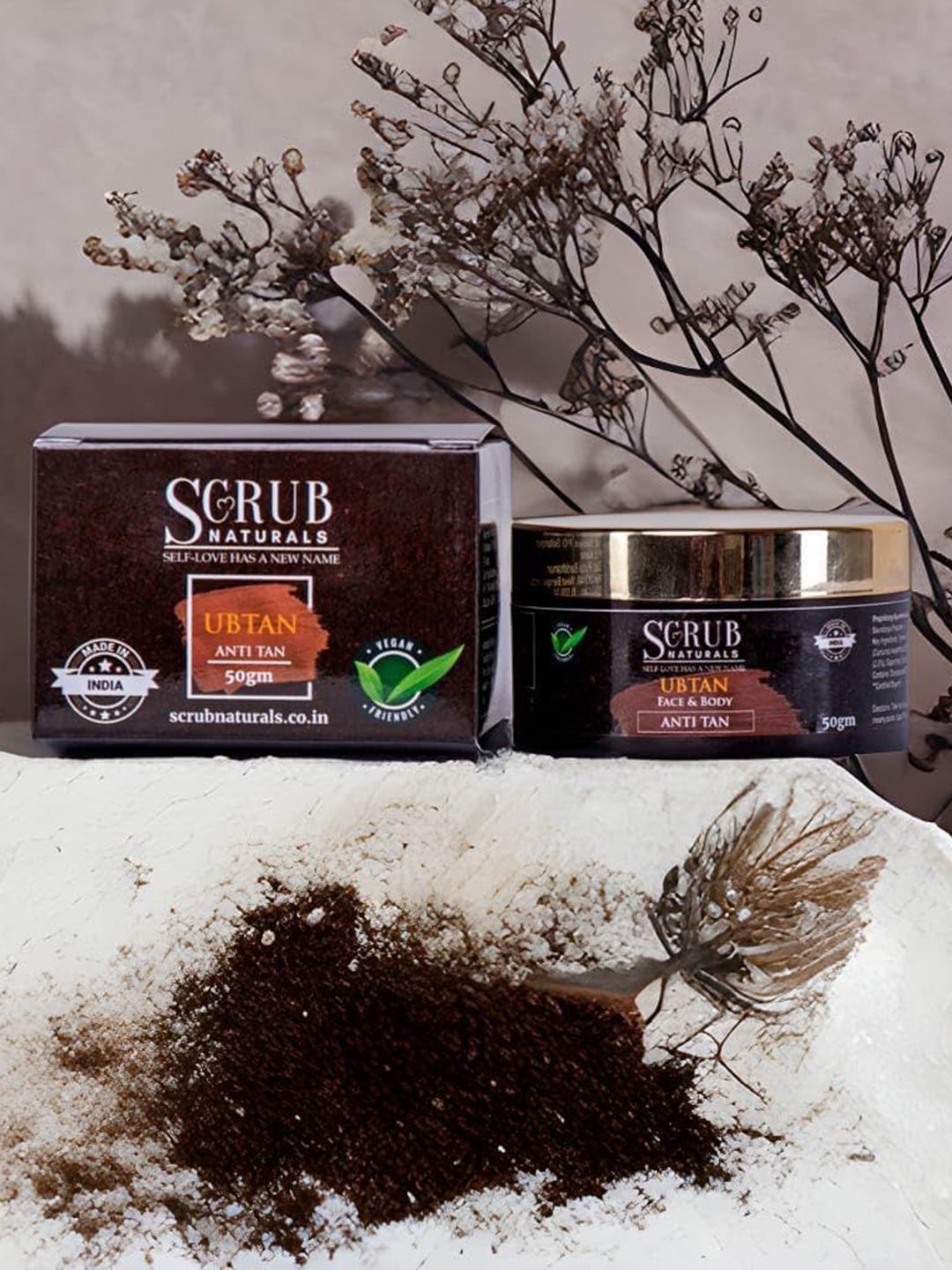 SCRUB NATURALS Ubtan Anti Tan Scrub - 50 g-image-49