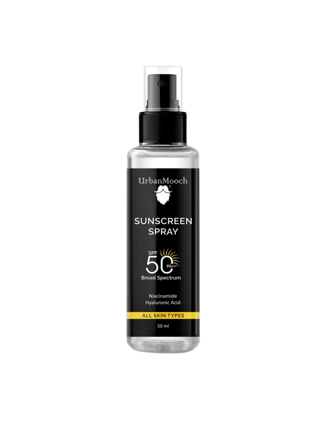 UrbanMooch Niacinamide & Hyaluronic Acid Lightweight Sunscreen Spray With SPF 50 - 50 ml-image-30