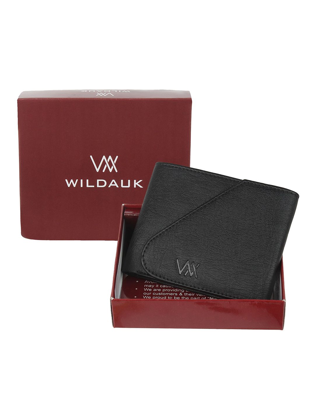 WILDAUK Men Textured PU Three Fold Wallet-picture-20