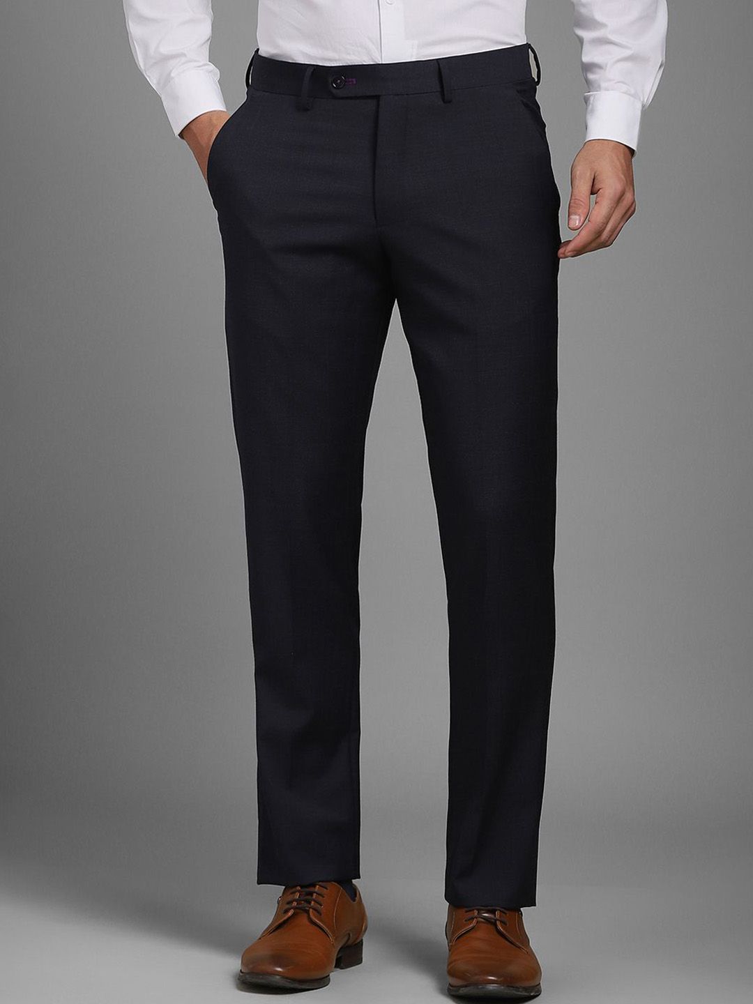 Luxure by Louis Philippe Men Slim Fit Trousers-picture-37