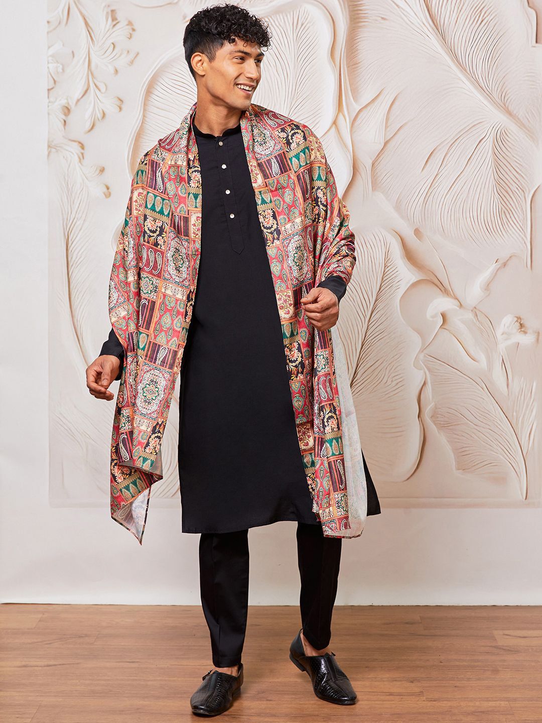 VASTRAMAY Men Regular Kurta with Pyjamas & With Dupatta-picture-32