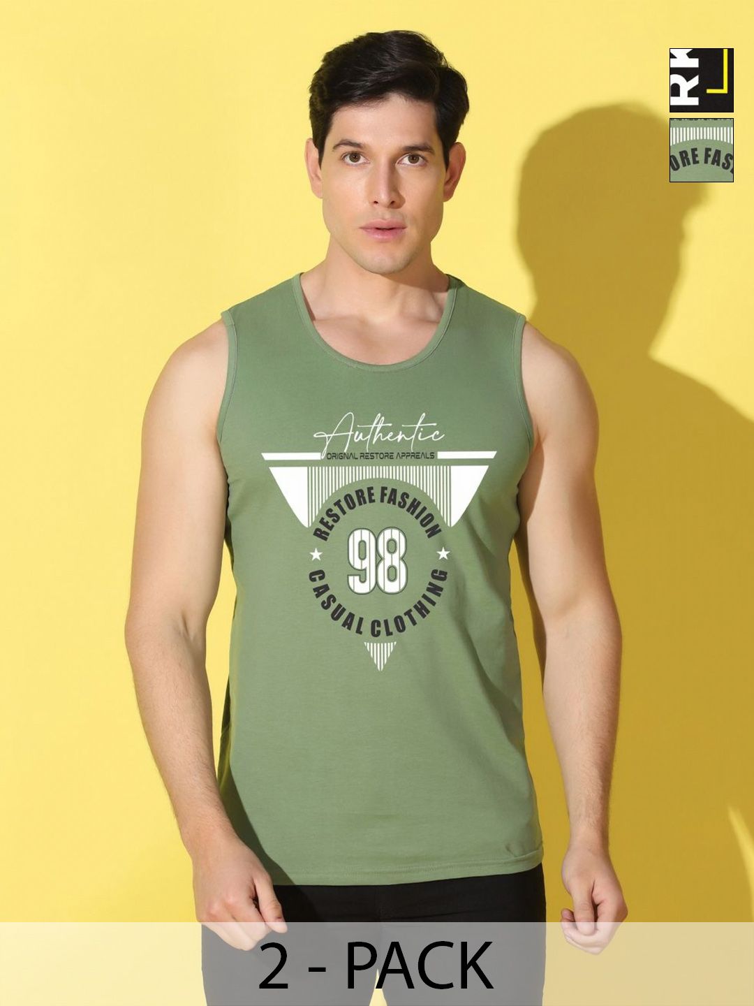 WOOSTRO Men Typography 2 Printed Pockets Slim Fit T-shirt-picture-35