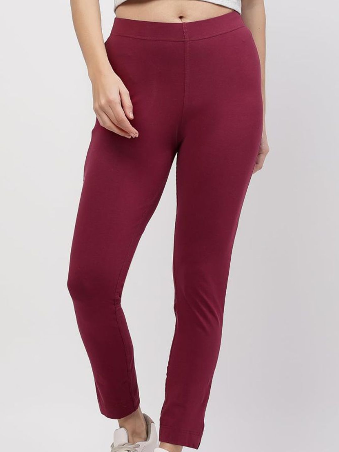 ON & ON Women Straight Fit Easy Wash Trousers-picture-37