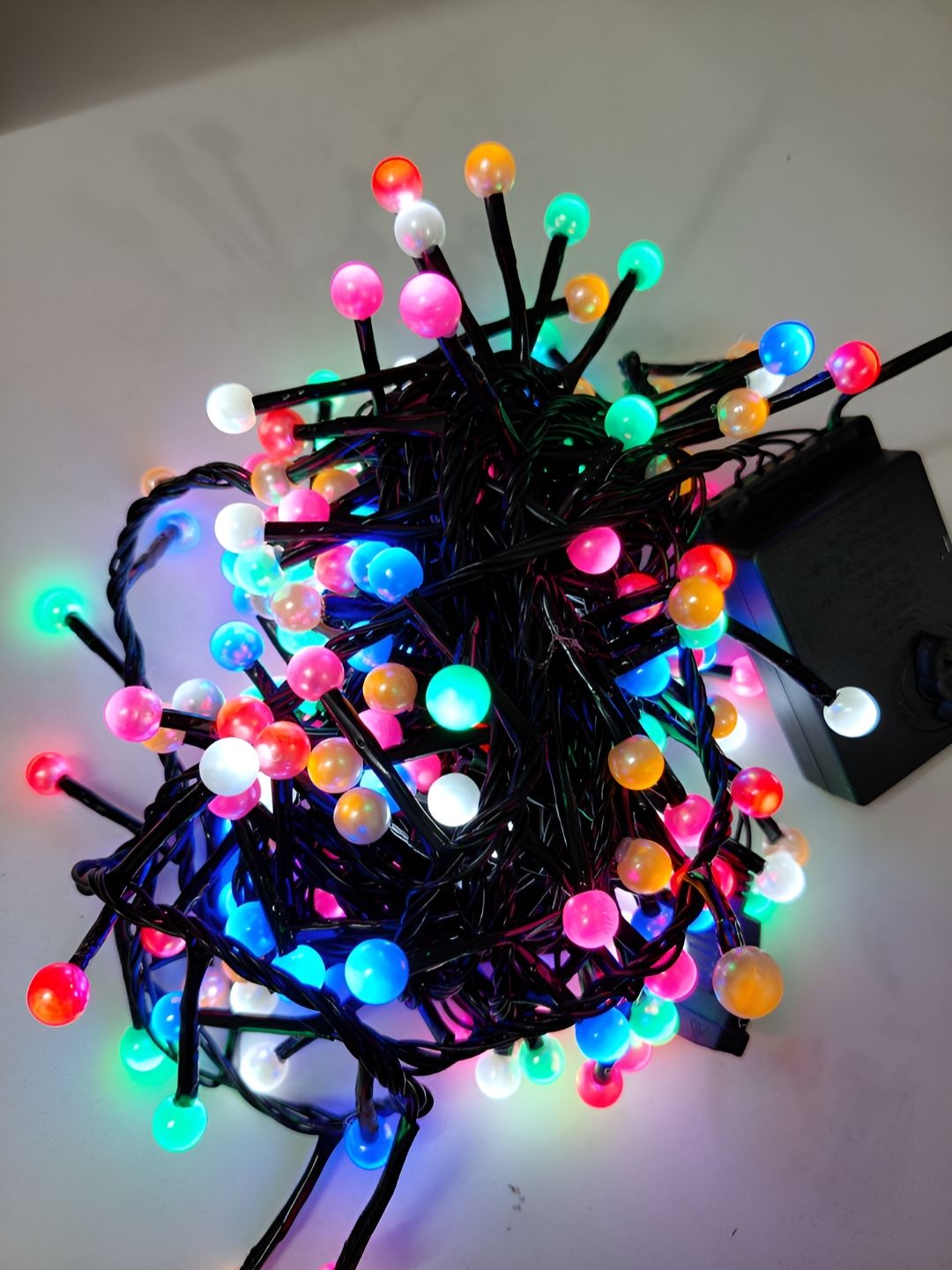KAVYARA Blue & Pink Rice Shape String Lights-image-8