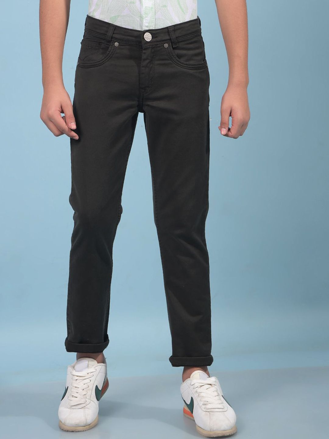 Crimsoune Club Boys Slim Fit Mid-Rise Stretchable Jeans-picture-21