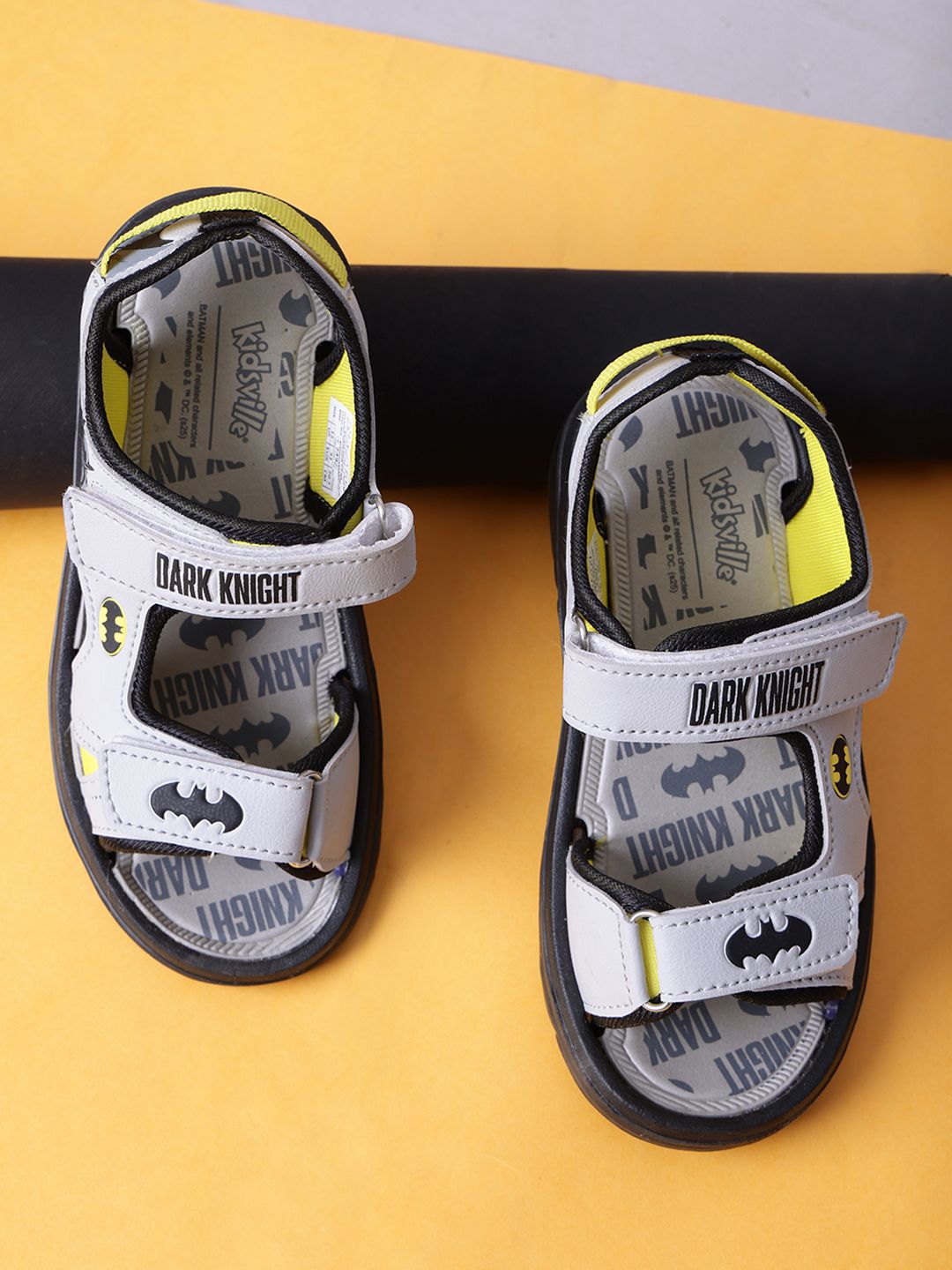Kids Ville Boys Batman Printed Velcro Sports Sandals-image-40