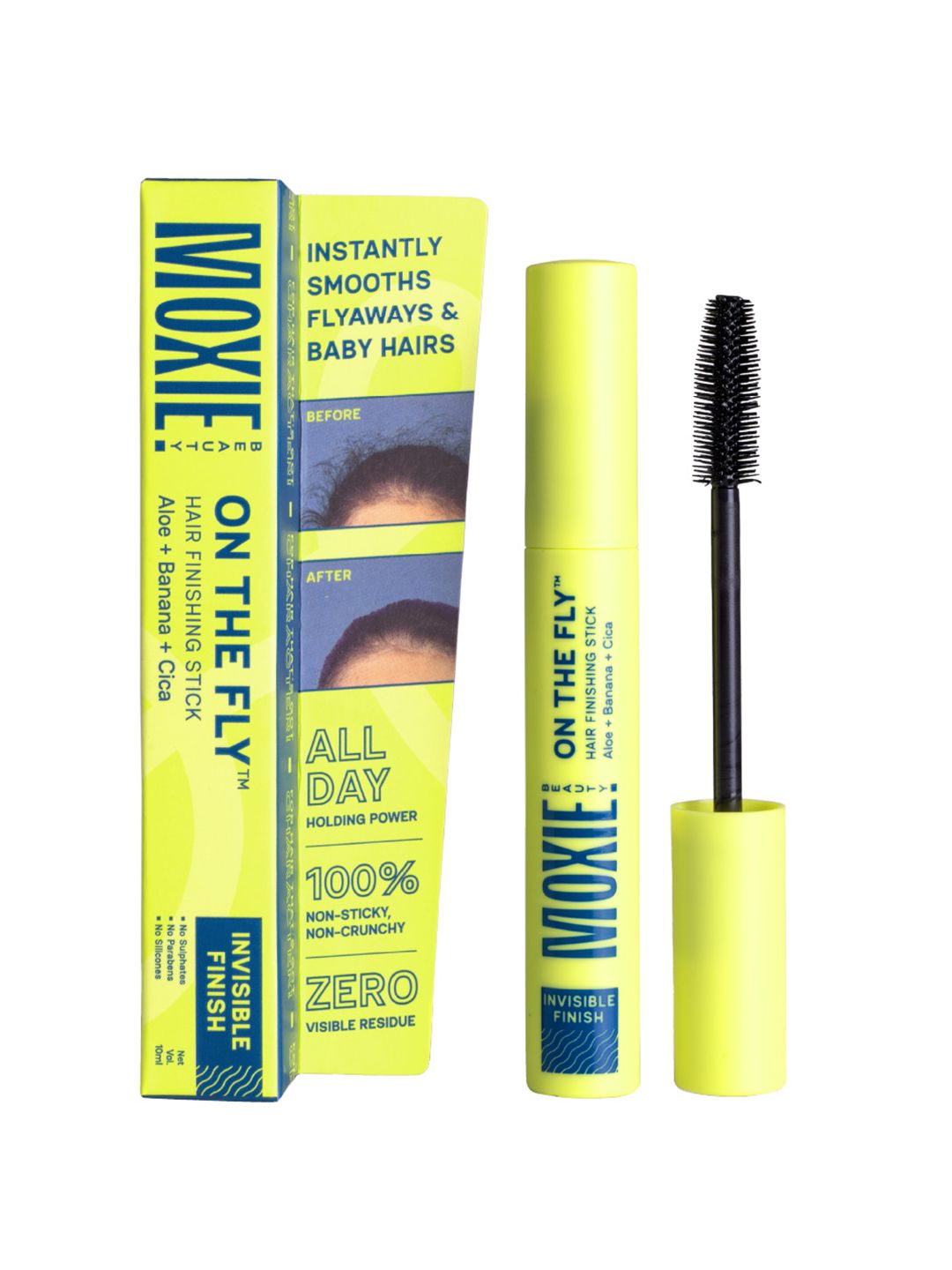 MOXIE BEAUTY On The Fly Hair Finishing Stick with Aloe & Banana 10ml - Invisible Finish