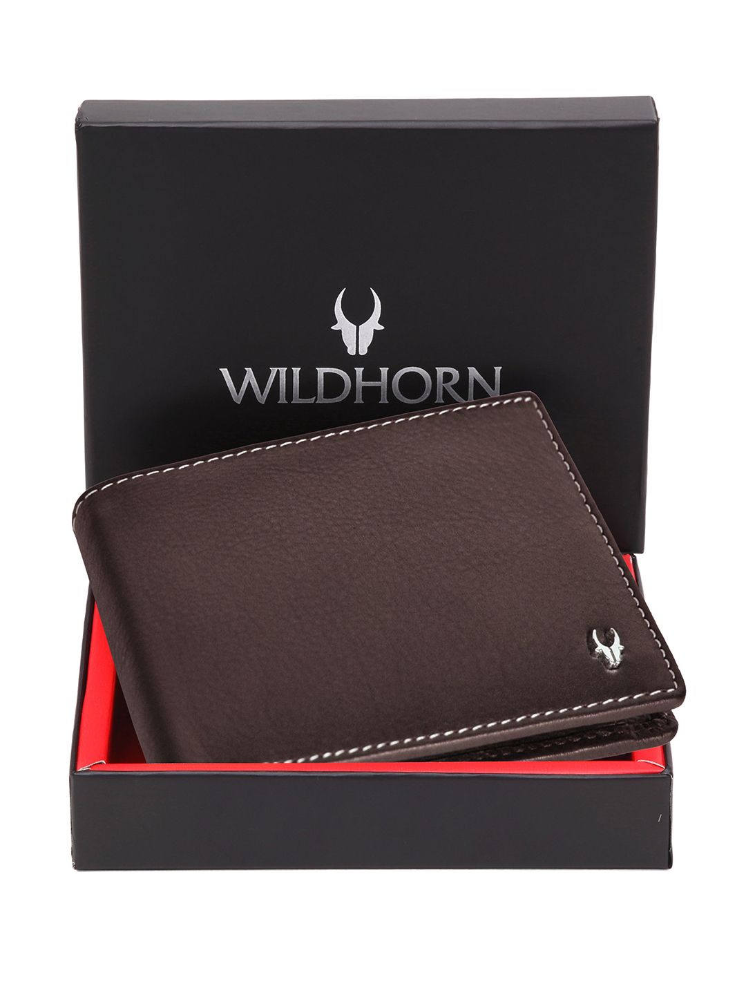 WildHorn Men Leather Textured Two Fold Wallet-picture-17