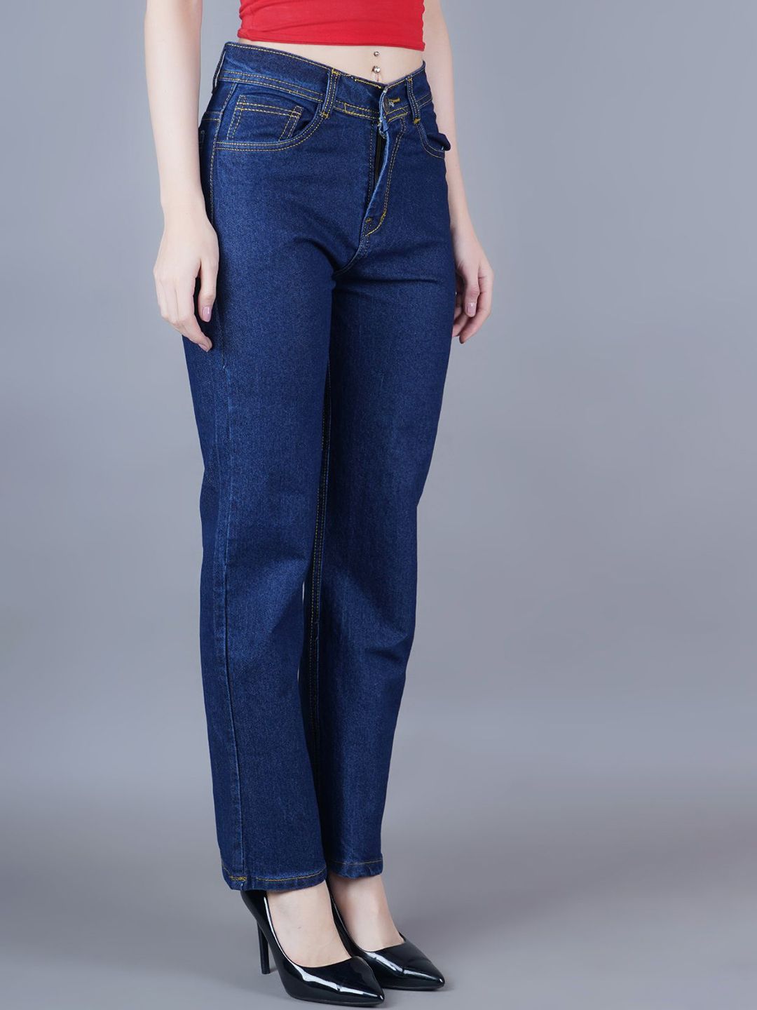 Metronaut Women Classic Slouchy Fit Mid-Rise Jeans-picture-34