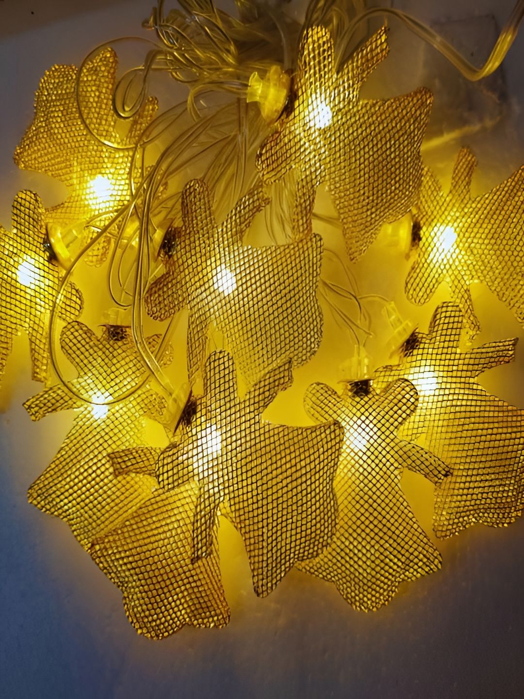 KAVYARA White Doll Shape Metal String Lights-picture-51