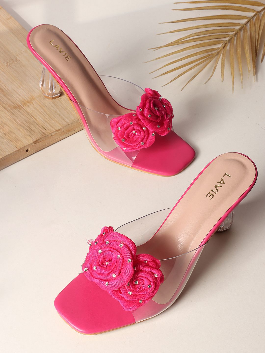 Lavie Women Embellished PU Comfort Sandals-picture-26