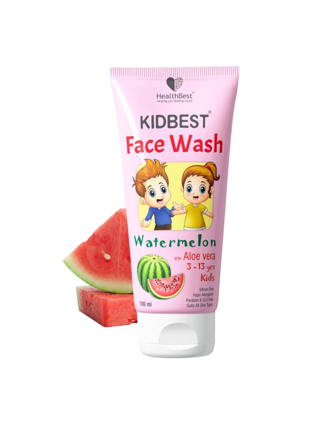 HealthBest Kids Face Wash With Aloe Vera - 100 ml