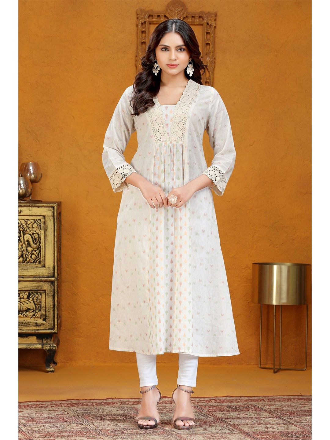 COTTON CULTURE Women Floral Printed Kurta-picture-31