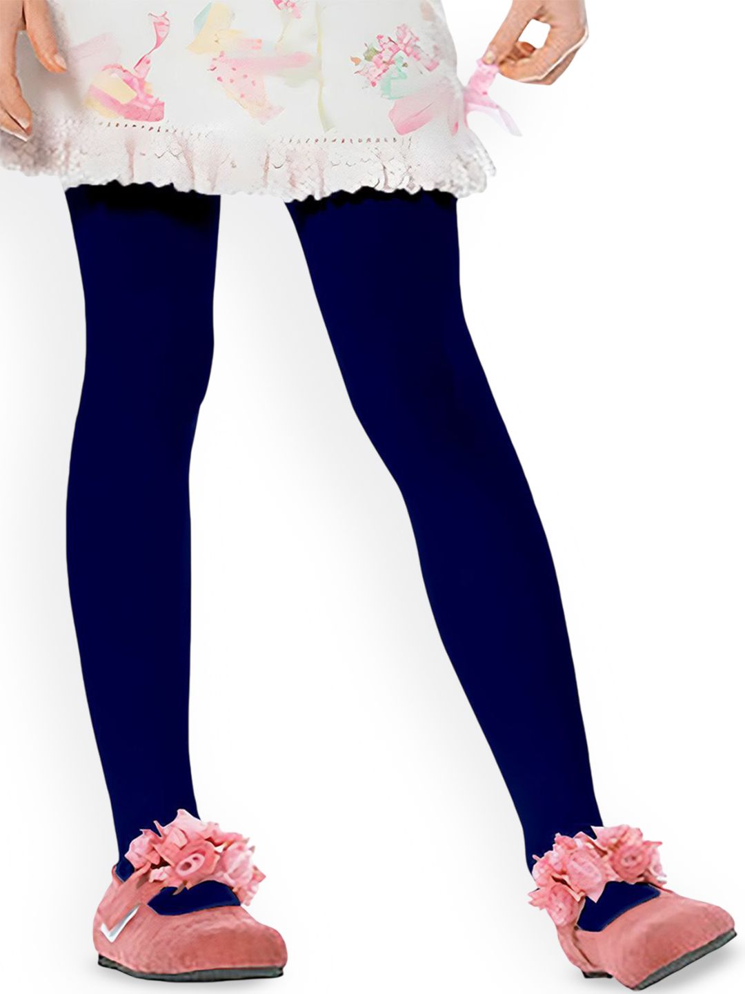 Bodycare Girls Semi Sheer Cotton Stockings-picture-48