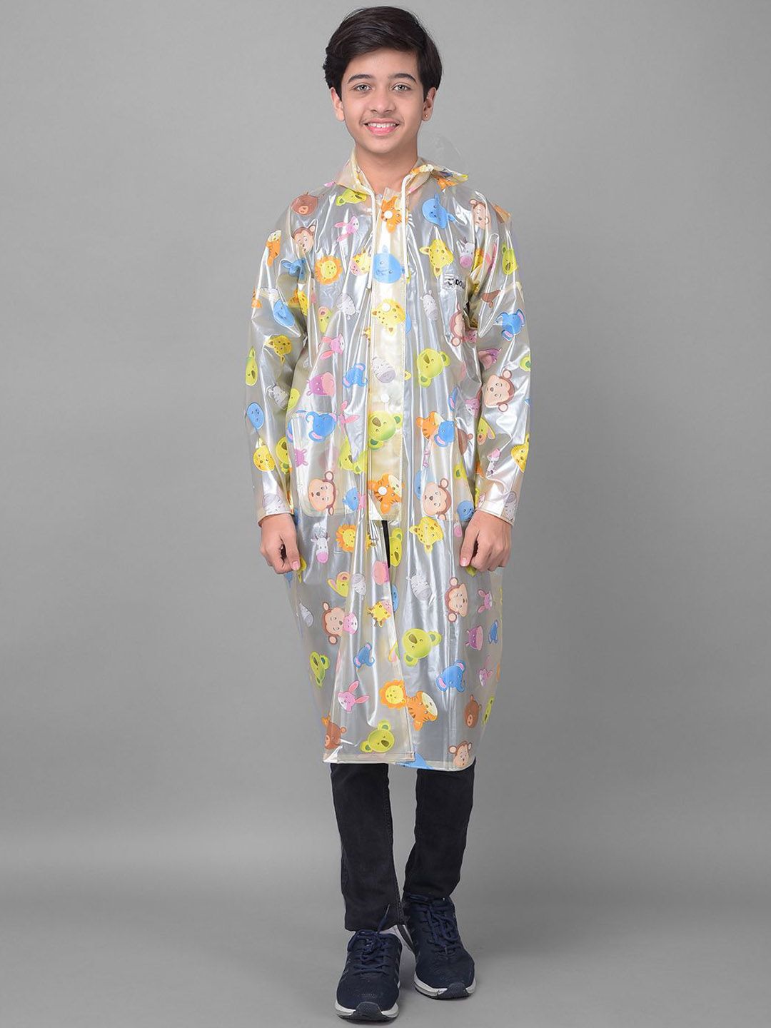 Dollar Kids Printed Rain Jacket-image-13