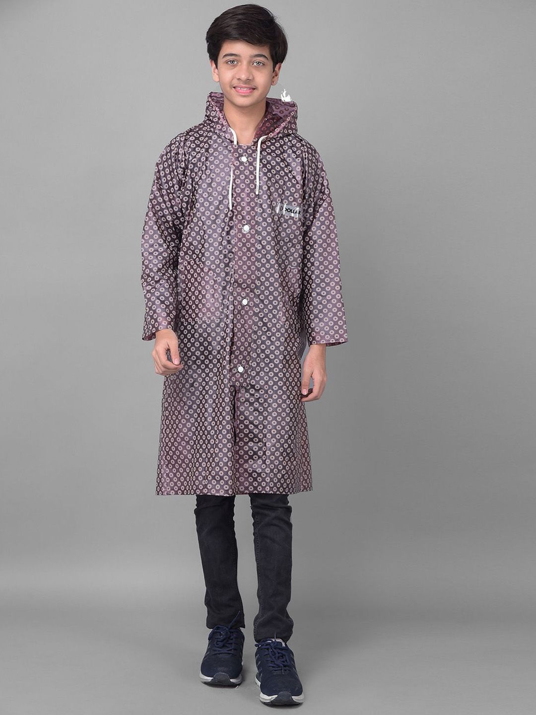 Dollar Kids Printed Rain Jacket-image-11