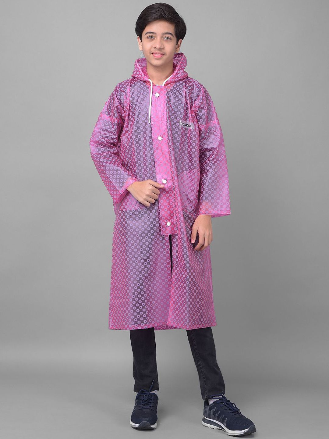 Dollar Kids Printed Rain Jacket-image-40