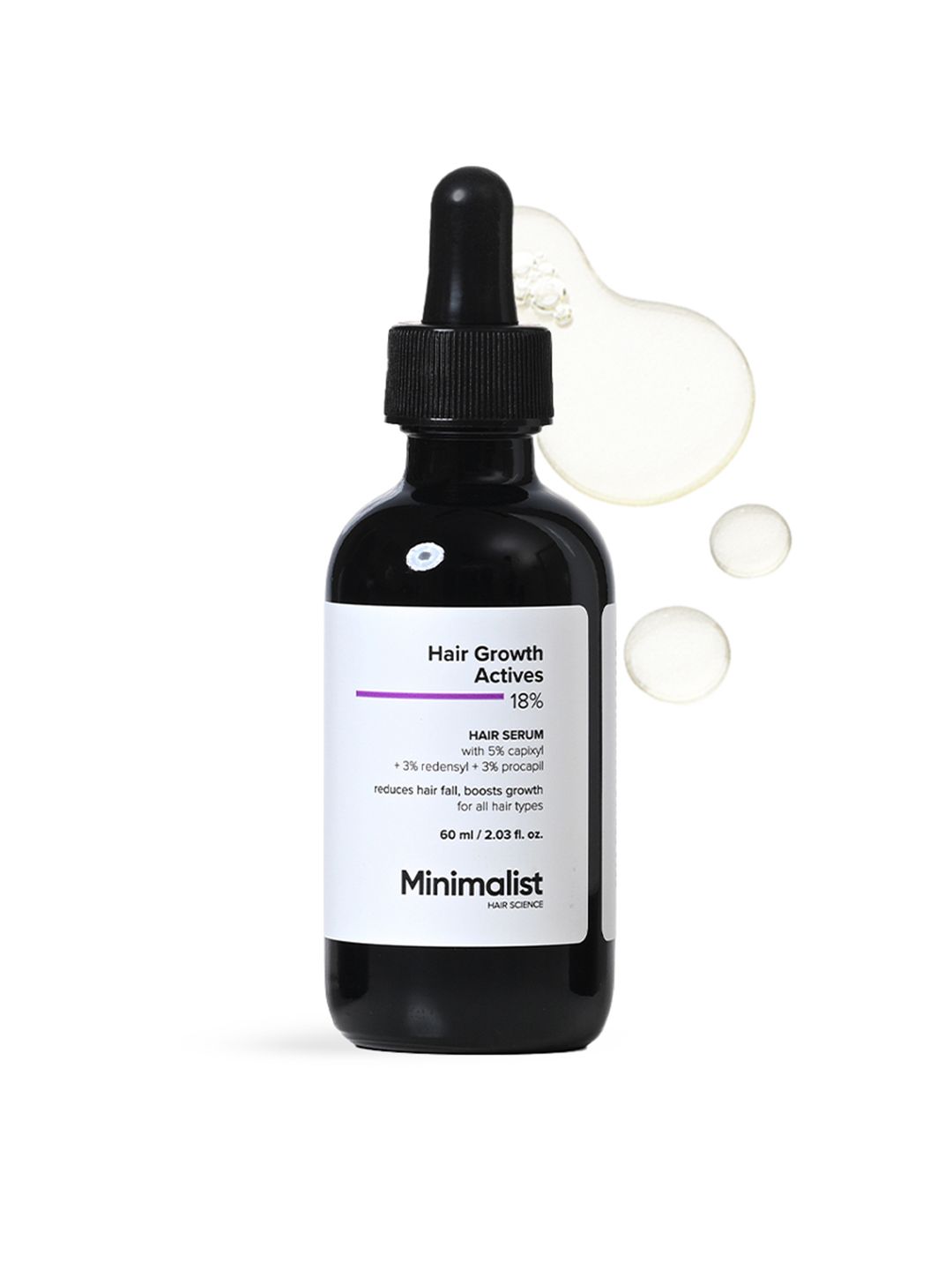 Minimalist Hair Growth Actives 18% Hair Serum with Redensyl & Procapil - 60 ml-picture-1