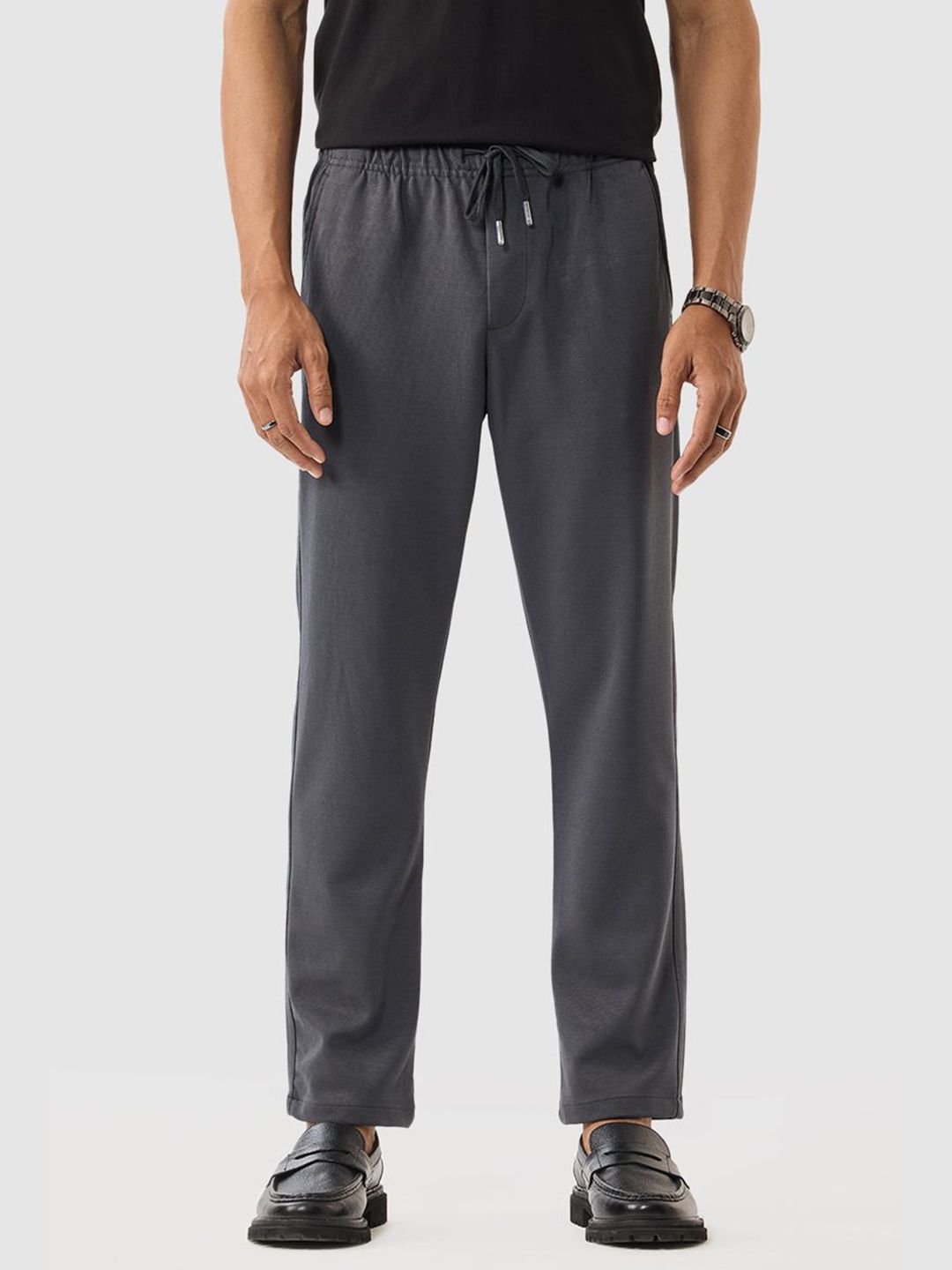 Snitch Men Textured Trousers-picture-38