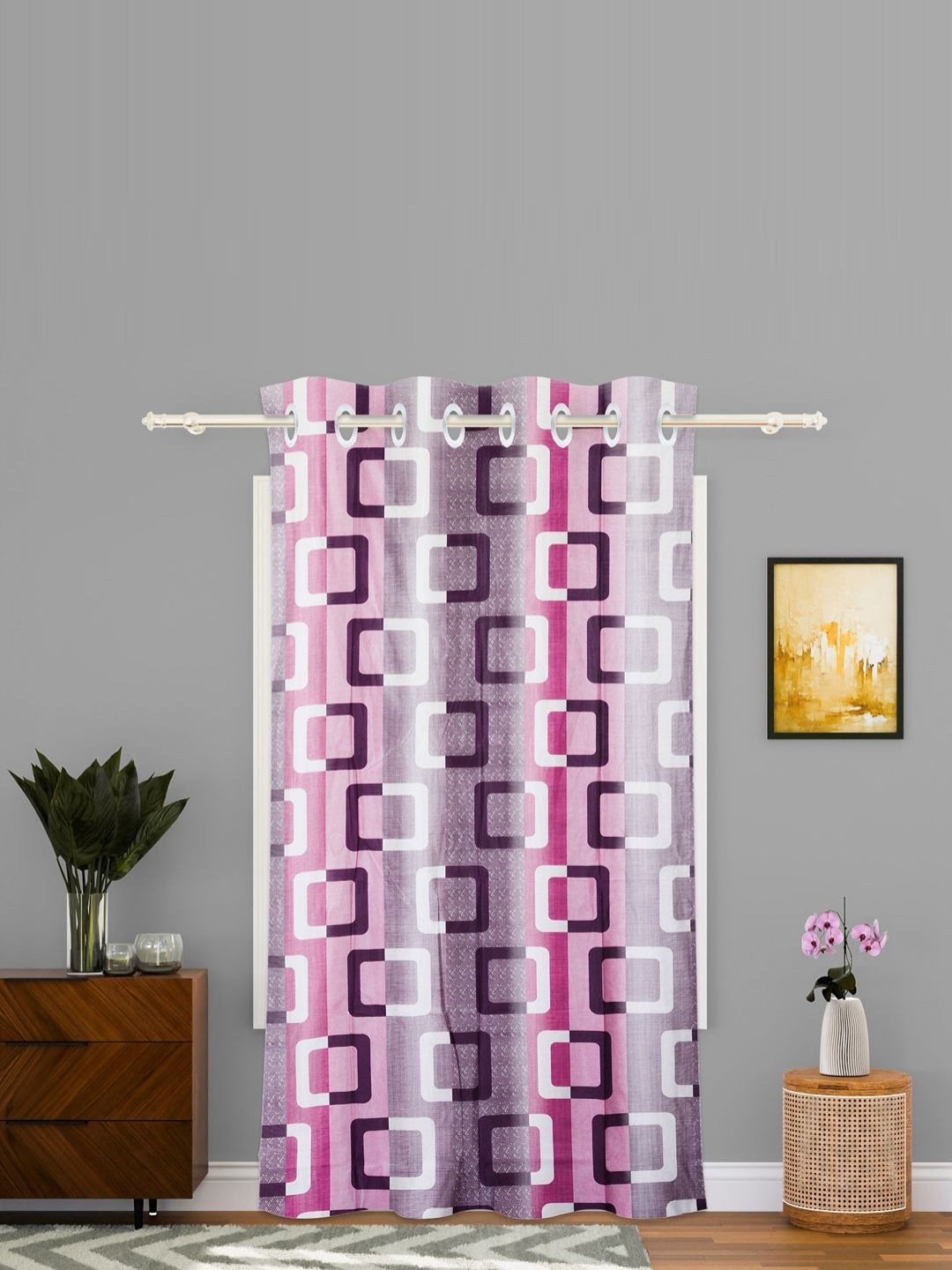 Aura Pink & Purple Geometric Door