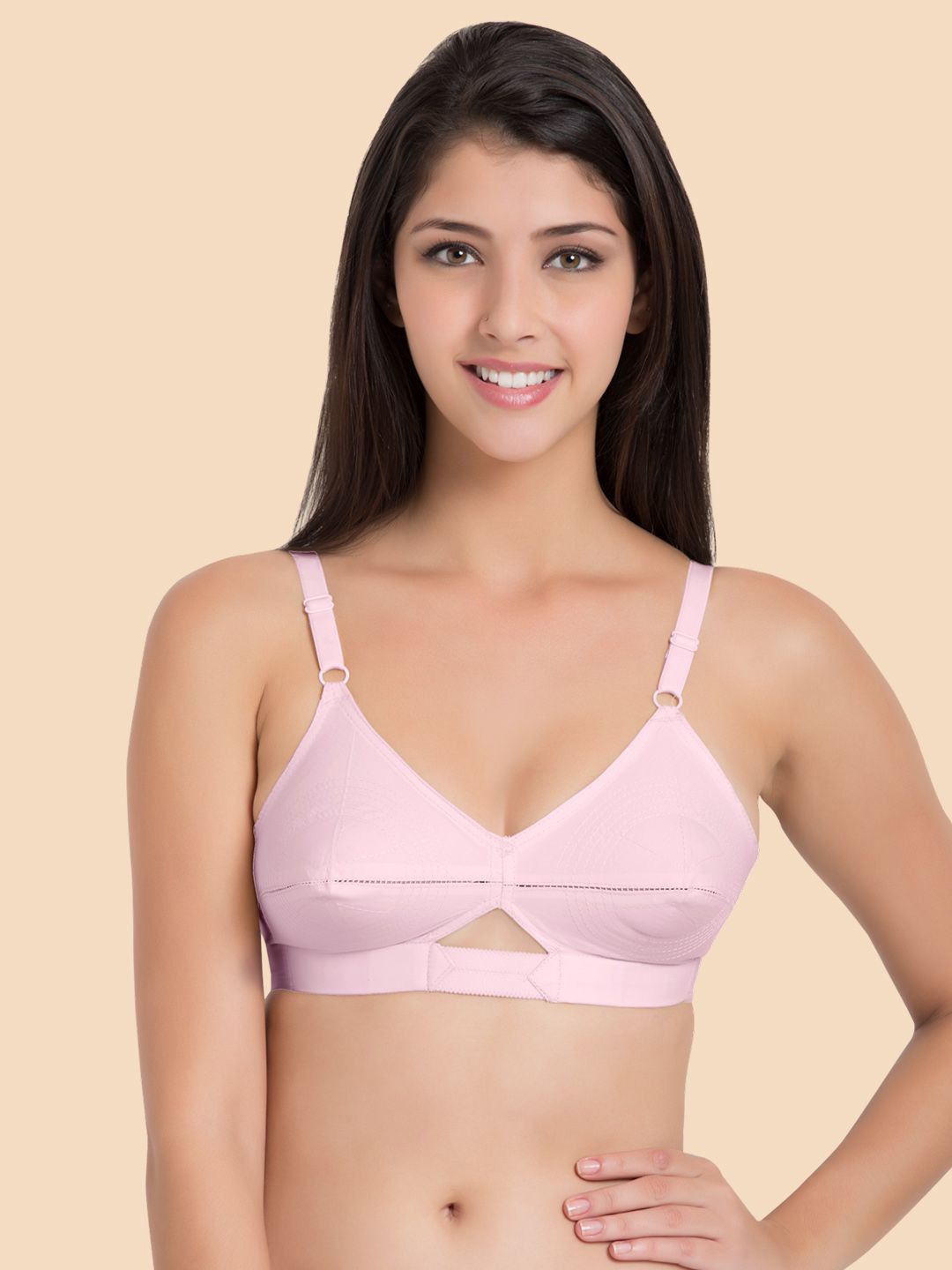 Centra Women Cotton Medium Coverage Non Padded Minimizer Bra-picture-13